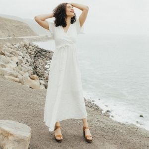 Carly Jean Los Angeles Camden Maxi Dress - Ivory